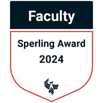 John Sperling Distinguished Faculty Award 2024