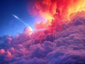 Through the Predictability Window: From Halley’s steady orbit to stormy skies and market swings, chaos theory reveals the limits of our forecasts [Image: Grok (xAI)]